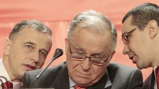 ion iliescu in februarie 2010 cu mircea geoana si victor ponta 