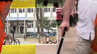 VIDEO - Situație fără precedent la Vaslui. Bărbat resuscitat &icirc;n stradă, decedat la scurt timp. &bdquo;L-au abandonat efectiv pe caldar&acirc;mul din fața spitalului&rdquo;