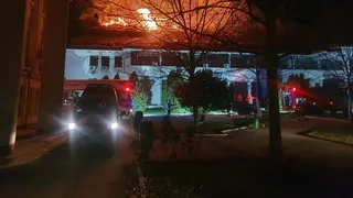 Incendiu puternic la Judecătoria Cornetu din județul Ilfov