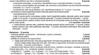 Barem Rom&acirc;nă simulare BAC 2024 - profil uman pagina 2