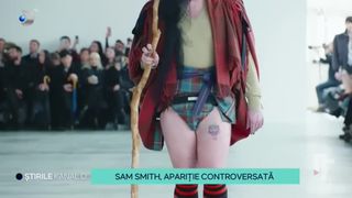 VIDEO - Sam Smith, apariție controversată. Specialiștii în modă au fost șocați!