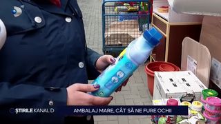 VIDEO- Dilema detergenților: sticle mari, produs puțin, preț exagerat. Consumator: "Ne păcălesc &icirc;n toate!"