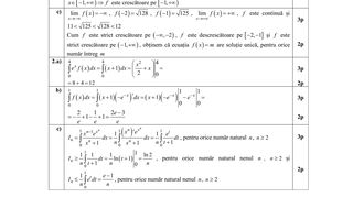 Barem Matematică simulare BAC 2024 pagina 2
