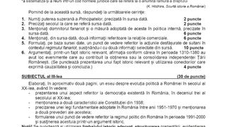 subiecte istorie simulare BAC 2024 - pagina 2