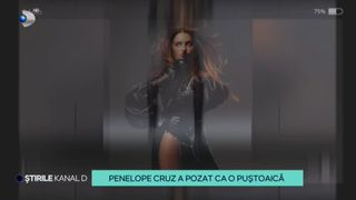 VIDEO - Penelope Cruz a pozat ca o puștoaică. Apariția sa a fost spectaculoasă