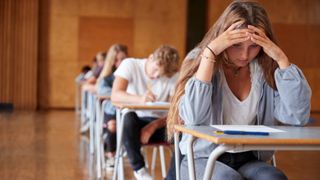 elevi la simulare bac