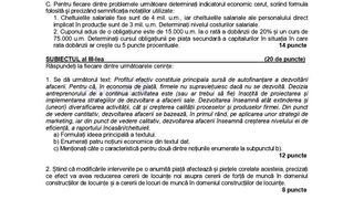 subiecte economie simulare bac 2024