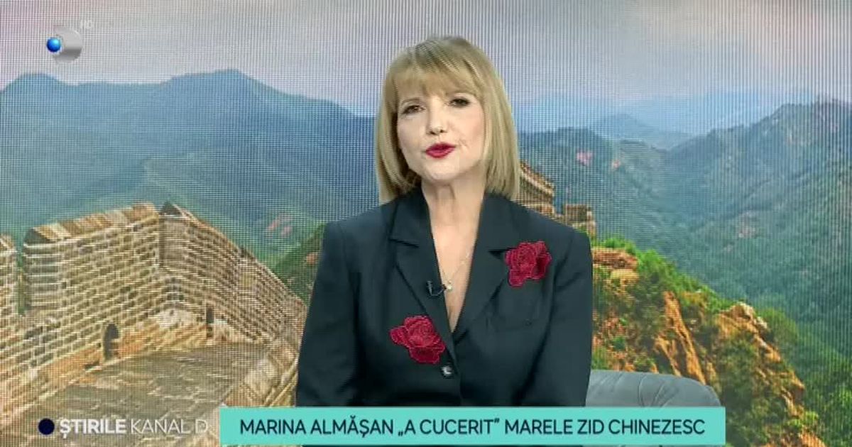 VIDEO - Marina Almășan „a cucerit” Marele Zid Chinezesc. Vedeta a avut ...