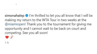 Simona Halep circuit WTA