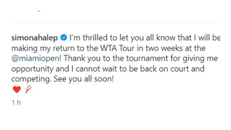 Simona Halep circuit WTA