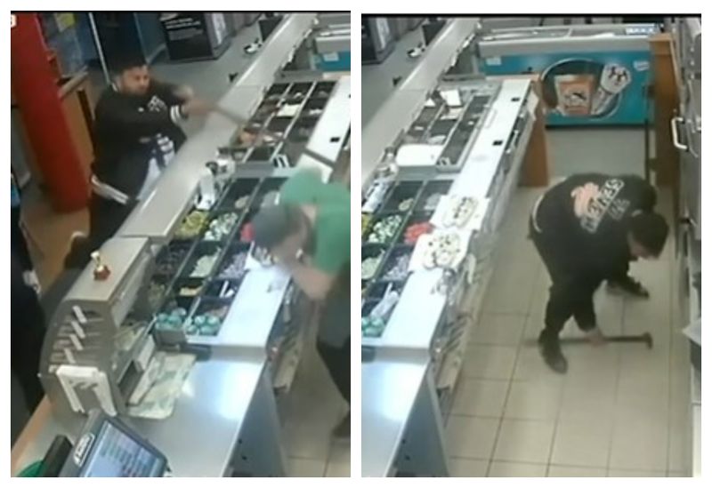 Angajat atac topor București