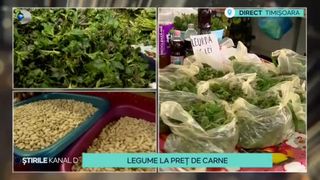 VIDEO - Legume la preț de carne. C&acirc;t scot rom&acirc;nii din buzunare ca să țină Postul Paștelui?