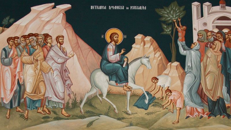 intrarea domnului in ierusalim