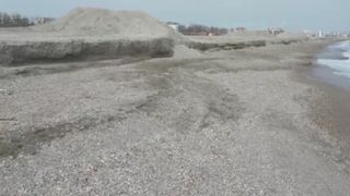 VIDEO-EXCLUSIV- Fenomen ciudat pe litoralul românesc! S-au format dune de nisip, înalte de 1 metru. Ce a dus la aceste schimbări?