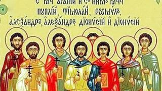 sfantul mucenic agapie si cei sapte mucenici