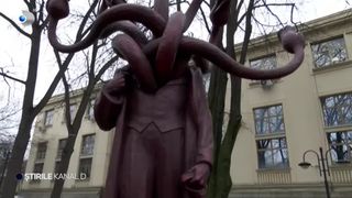 VIDEO- Hidra, statuia vandalizată, scoasă la v&acirc;nzare! C&acirc;nd urmează să aibă loc licitația