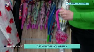 VIDEO-Umbrela, accesoriul potrivit pentru vremea mohorâtă și ploioasă. Cât a ajuns să coste în această perioadă