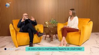VIDEO-Ce trebuie să discutăm cu partenerul înainte de căsătorie?  ,,Unii oameni spun că ar trebui să discuți tot''