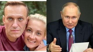 Vladimir Putin și Iulia Navalnaya și soțul ei