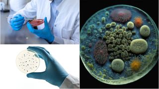 bacterie in laborator