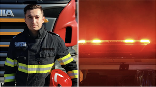 ,,Pare un copil, dar este un salvator!'' Ștefan, tânăr pompier, erou pentru un bărbat căruia i-a salvat viața în urma unui accident grav