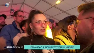 VIDEO - Erika Isac a închis festivalul Massif. Turiștii s-au distrat pe cinste