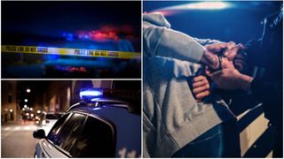 banda locul criei politie barbat retinut