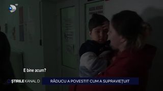 VIDEO-Răducu, băiatul care a ținut o țară &icirc;ntreagă cu sufletul la gură, a povestit cum a supraviețuit. ,,M-am ascuns. Mi-a fost frig''