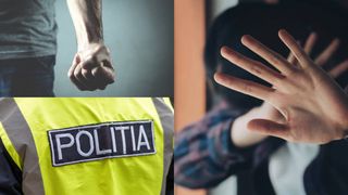 pumn politie femeie care se apara