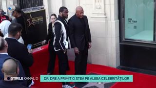 VIDEO-Momente emoționante pentru Dr. Dre! Acesta a primit o stea pe Aleea Celebrităților