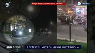 VIDEO-Miracol pentru un t&acirc;năr de 19 ani. A scăpat cu viață dintr-un accident teribil, &icirc;n Oradea