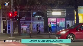 VIDEO-Scene șocante &icirc;n fața unei patiserii din Baia Mare! Un angajat a fost atacat chiar de fostul său coleg de liceu