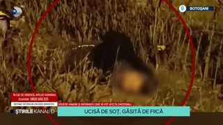 VIDEO-Situație tragică în Botoșani, după ce o femeie a fost ucisă de soțul său. Cea care a găsit-o este fiica sa