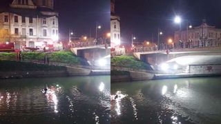 VIDEO - O persoană este căutată fără încetare, în apele Begăi, în Timișoara. Ce au găsit autoritățile la mal?