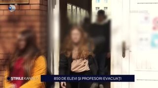 VIDEO-Sute de elevi și profesori evacuați din cel mai mare liceu din Bistrița. De la ce ar fi pornit, de fapt, totul