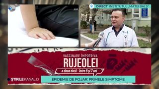 VIDEO-Epidemie de pojar, primele simptome. ,,Seamănă cu o răceală și din păcate e un moment în care putem transmite''