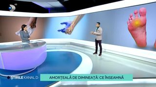 VIDEO-Amorțeala de dimineață, ce semnifică acest lucru și cum se poate trata? ,,Aceste semne pot ascunde o serie foarte largă de cauze''