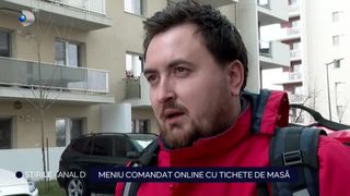 VIDEO-Meniu comandat online cu tichete de masă. ,,Mă ajută mai mult pentru a nu folosi cardul de salariu''