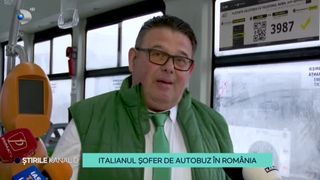VIDEO-Un italian a dat Roma pe Iași. &Icirc;n timp ce rom&acirc;nii pleacă peste hotare, acesta s-a angajat ca șofer de autobuz. Care este povestea sa