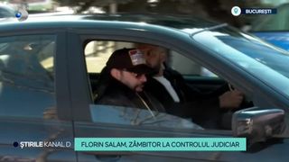 VIDEO-Florin Salam, z&acirc;mbitor la controlul judiciar. Acesta a ieșit binedispus din sediul instituției