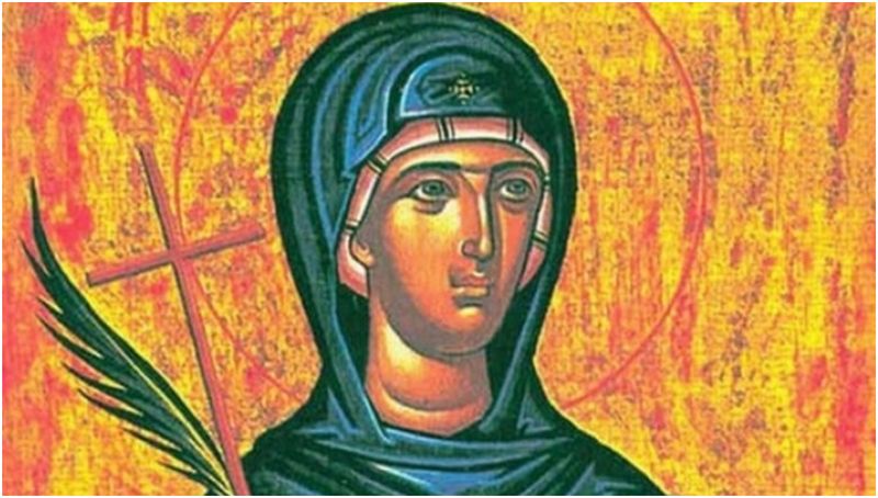 Sfanta Matrona din Salonic, moarte martirică