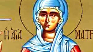 Sfanta Matrona din Salonic, moarte martirică