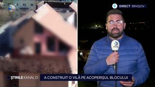 VIDEO-A construit o vilă pe acoperișul blocului. Un locatar a filmat locuința, post&acirc;nd &icirc;n mediul online. Incredibil ce &icirc;ntrebare a pus acesta
