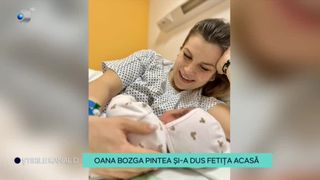 VIDEO-Bucurie mare &icirc;n familia Oanei Bozga-Pintea. Aceasta și-a dus fetița acasă. ,,Sentimentul care descrie toată povestea pe care o trăiesc de c&acirc;teva zile se rezumă la un vers din viitorul meu c&acirc;ntec''