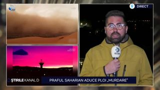 VIDEO-Praful saharian aduce ploi &bdquo;murdare&rdquo;.  &Icirc;n mai multe orașe a fost deja surprins un fenomen spectaculos pe cer