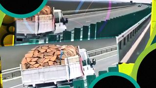 Scene uimitoare au fost surprinse pe șoseaua de centură din Bacău. Un șofer a mers pe contrasens, &icirc;n timp ce conducea o camionetă cu lemne