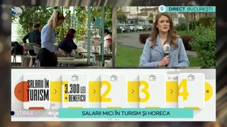 VIDEO-Salarii mici &icirc;n turism și Horeca. Care este venitul lunar al unui ospătar &icirc;n momentul de față?