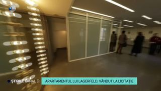 VIDEO-Apartamentul lui Lagerfeld, vândut la licitație. Care este suma colosală pentru care a fost dat?