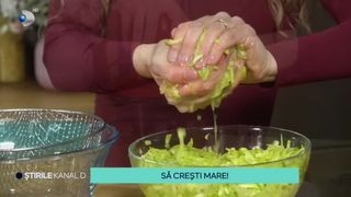 VIDEO-Rubrica ,,Să crești mare'', cu Alina Laufer. Rețetă delicioasă de chifteluțe cu dovlecei