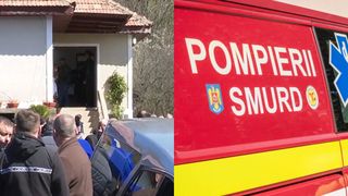 Mama Andreei, prăbușită de durere la înmormântarea fiicei sale, ucise fără milă de studentul la Teologie. Medicii au intervenit pentru a-i acorda primul ajutor